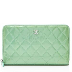 Chanel Patent Leather CC Organizer Wallet